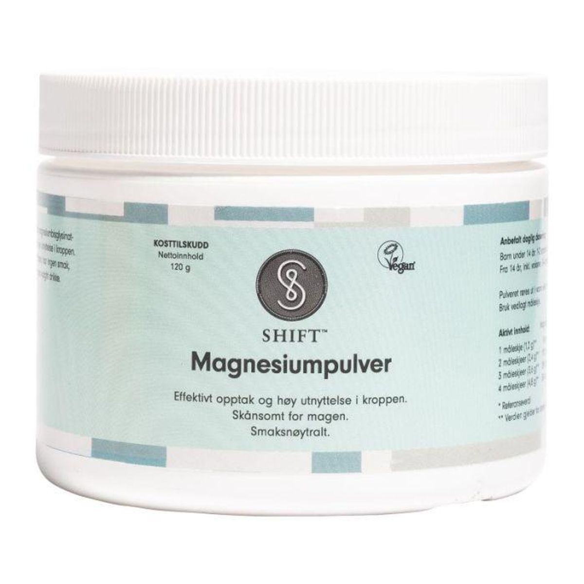SHIFT Magnesium Glysinat PULVER m/sitronsmak